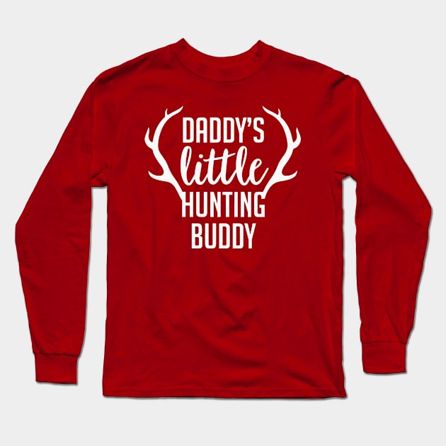 Daddy's hunting buddy Symbol Long Sleeve T-Shirt by MManoban